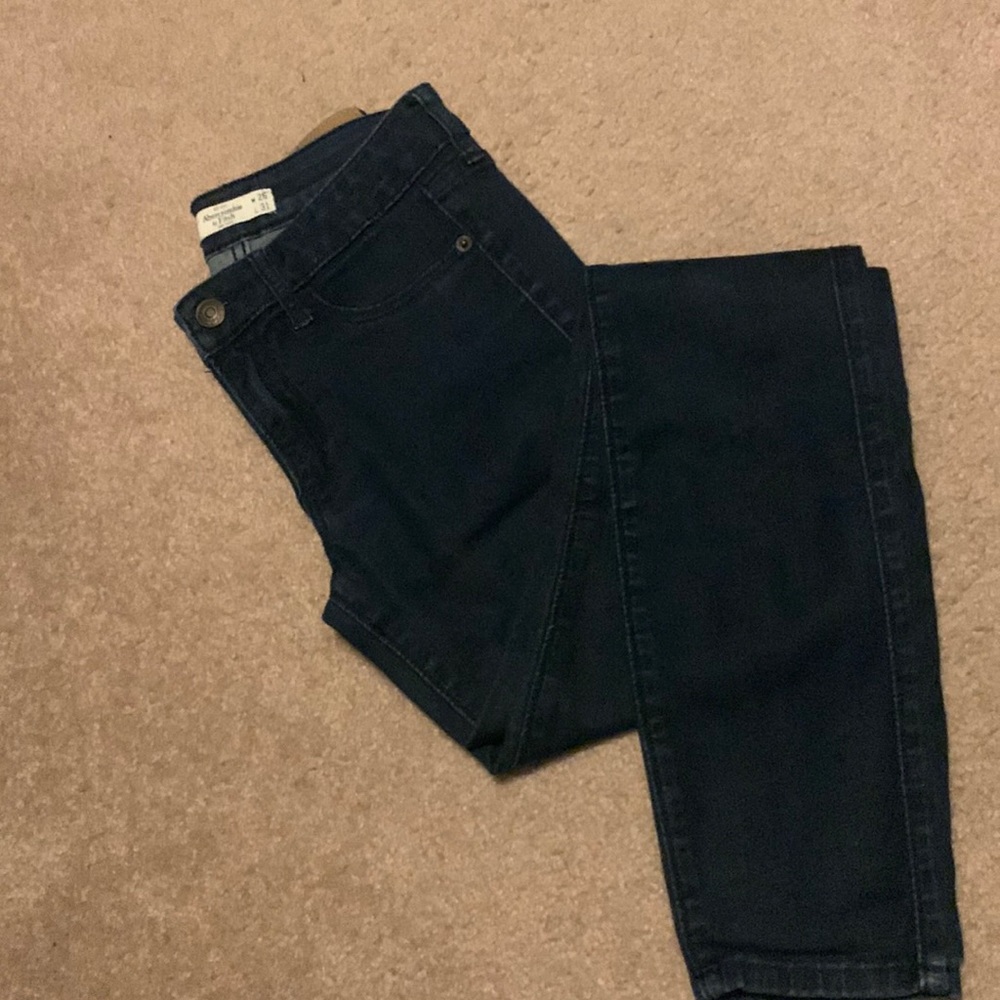 A and F great condition, long-length jeans